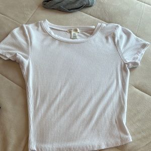 White crop shirt from Italy